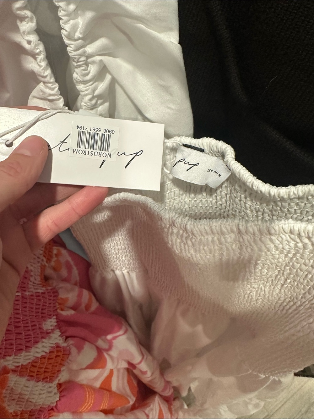 Petal & Pup White Puff Sleeve Tiered Maxi Dress - Picture 4 of 4